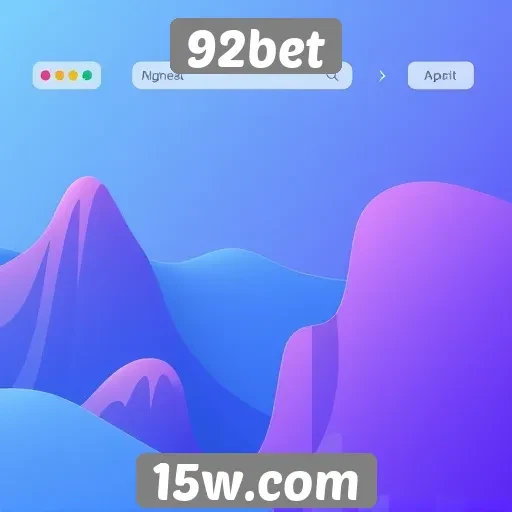 Interface e experiência do usuário no 92bet